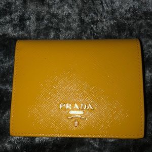 Prada small Saffiano leather wallet